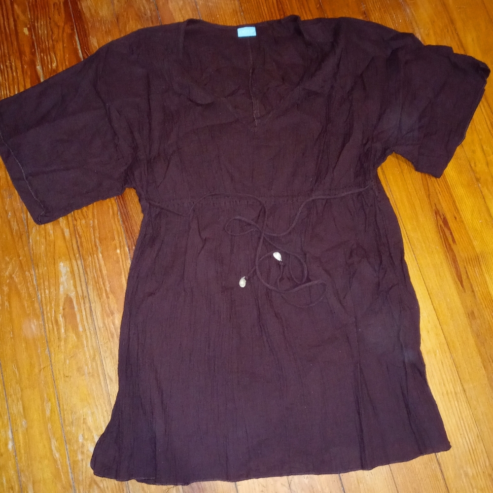 Dotti Nwot's Chocolate Brown bathing suit Coverup